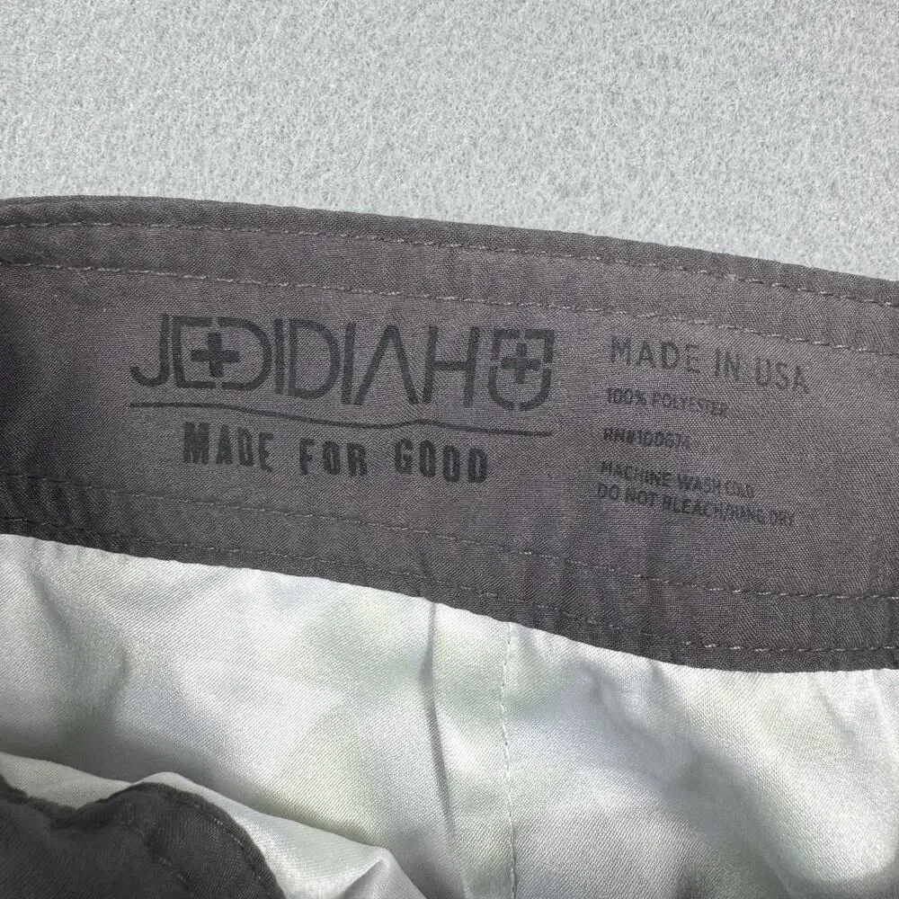 Jedidiah Men’s Board Shorts‎ Size 34 Green Gray Triangle Surf Swim USA